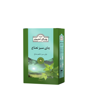چای سبز نعناع 100 گرمی احمد