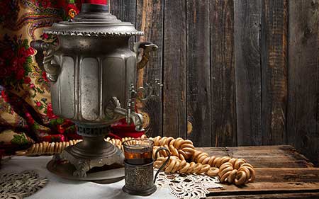 سنت نوشیدن چای در روسیه