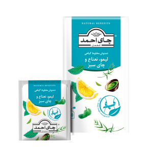 دمنوش مخلوط گیاهی لیمو،نعناع و چای سبز